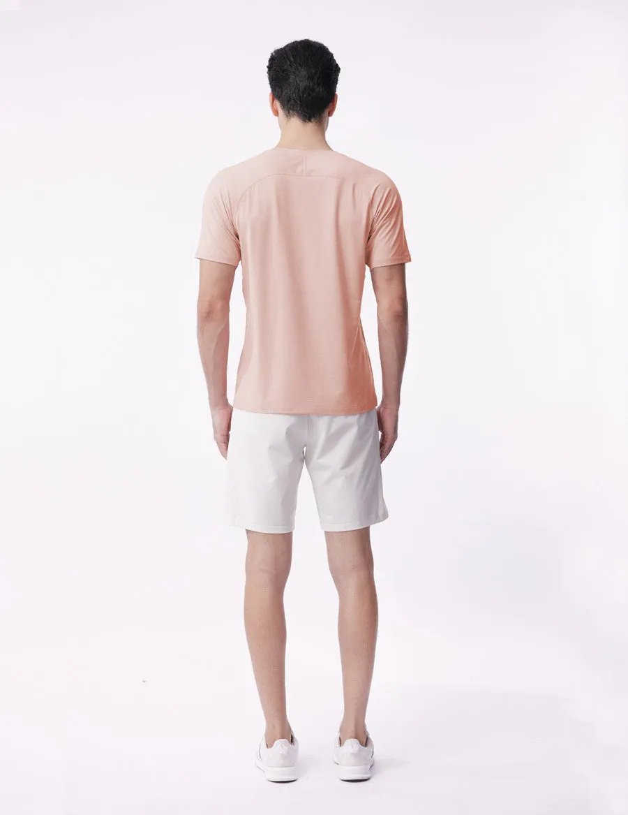 easyoga BERTII Men's Raglan SS Tee - M12 M-Pink