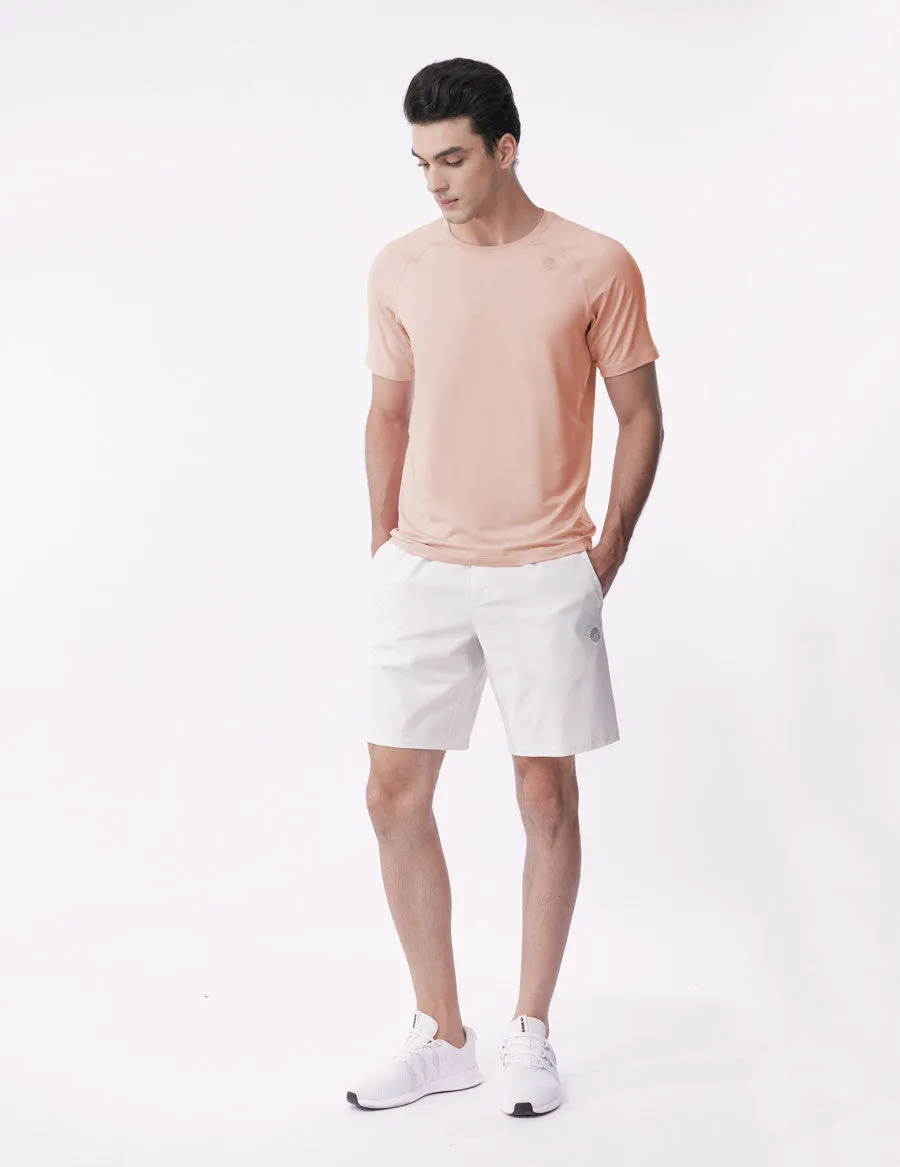 easyoga BERTII Men's Raglan SS Tee - M12 M-Pink