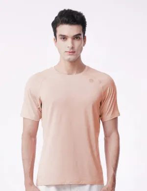 easyoga BERTII Men's Raglan SS Tee - M12 M-Pink
