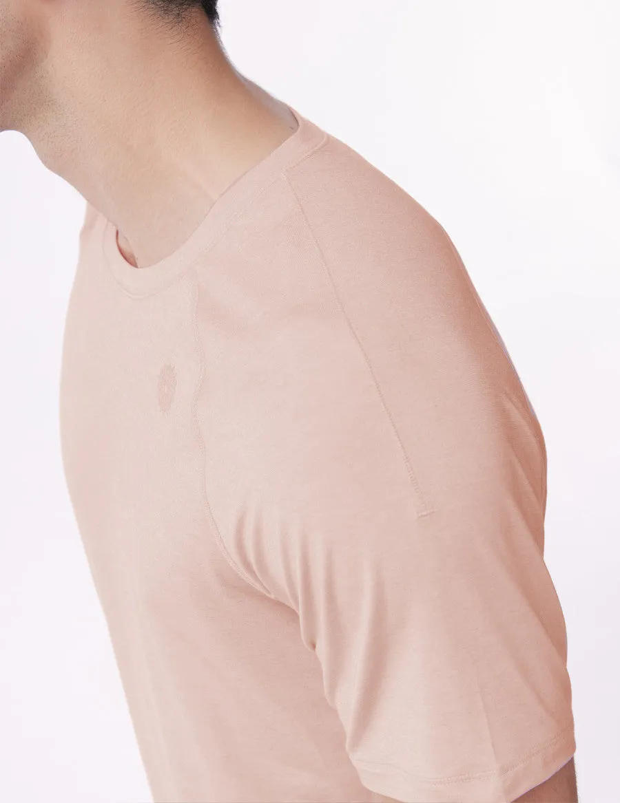 easyoga BERTII Men's Raglan SS Tee - M12 M-Pink