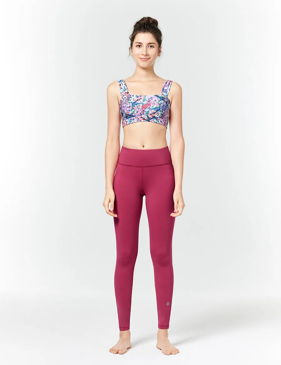 easyoga LA-VEDA Espiral Twinning Bra2 - FD5 Oil Paint Bloom