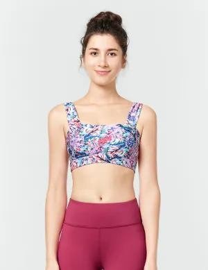 easyoga LA-VEDA Espiral Twinning Bra2 - FD5 Oil Paint Bloom