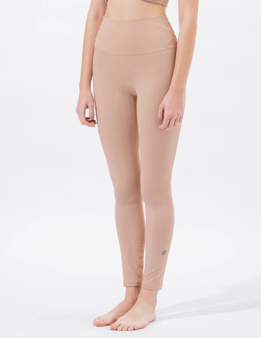easyoga LA-VEDA Ribbon Tights - C05 Matte Brown