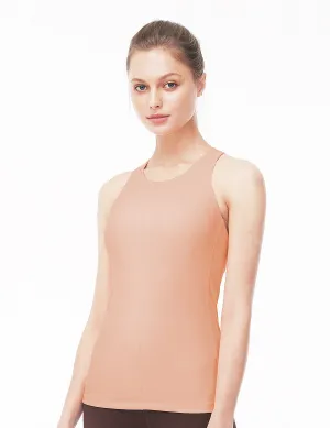 easyoga LA-VEDA Vine Tank - R19 Pink Cream