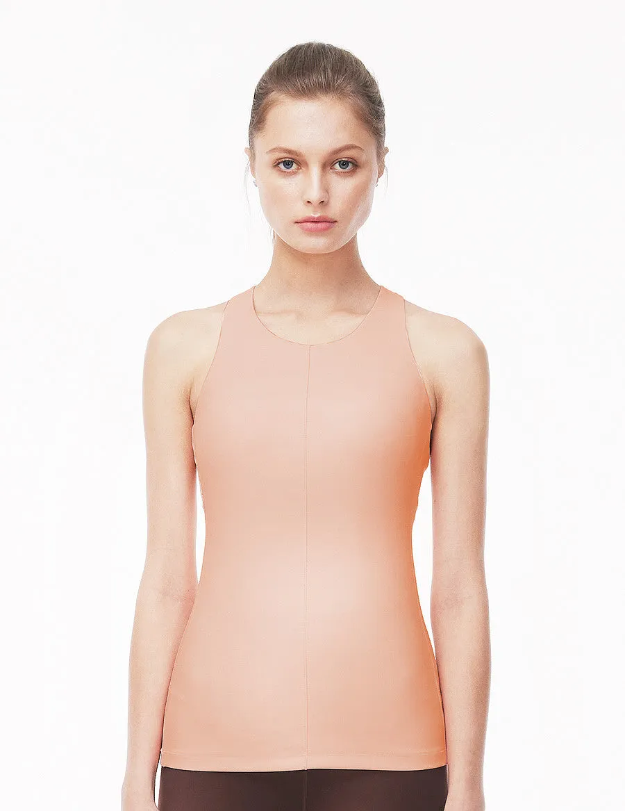 easyoga LA-VEDA Vine Tank - R19 Pink Cream