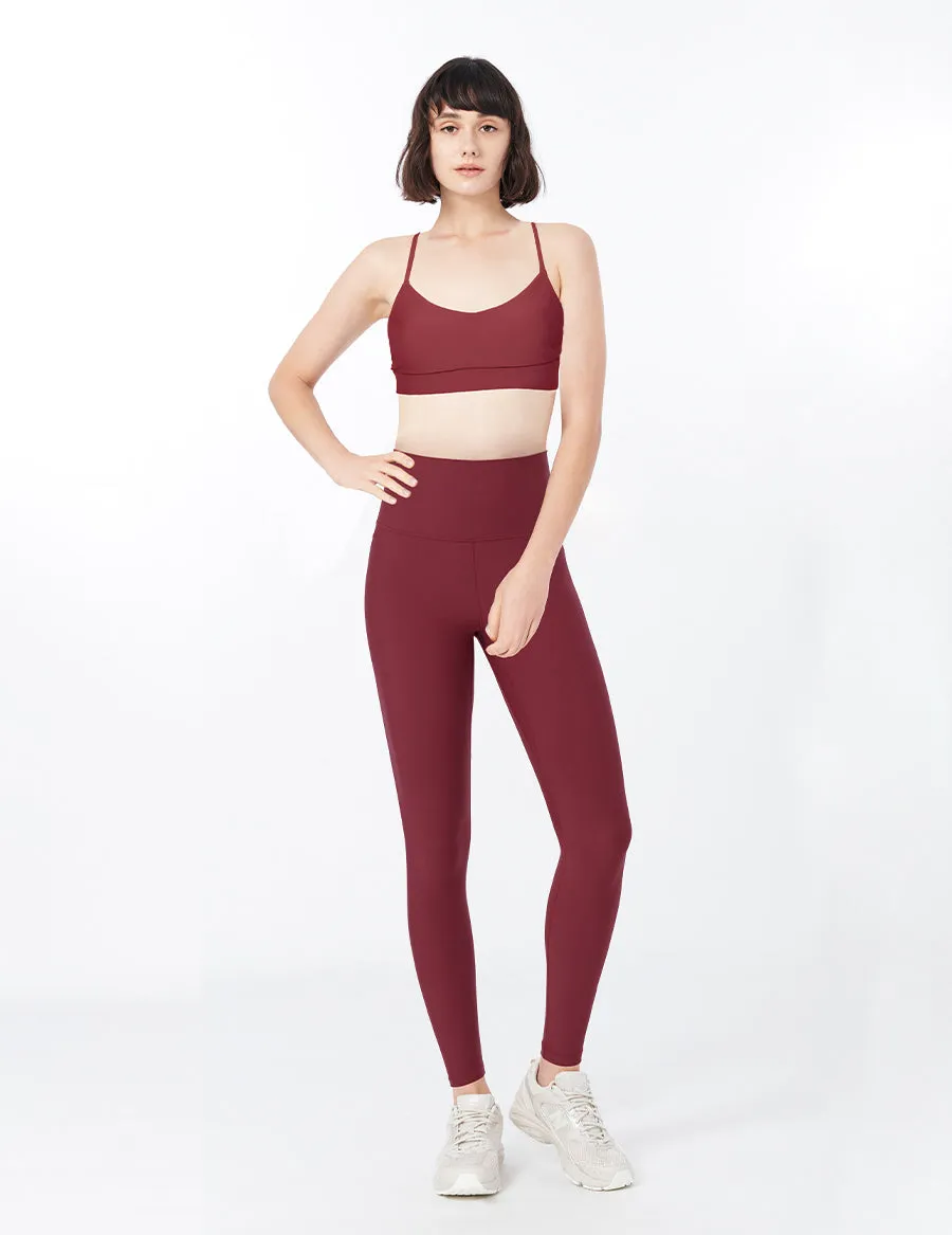 easyoga LESPIRO Glamglow Bra3 - R5 Wine Red