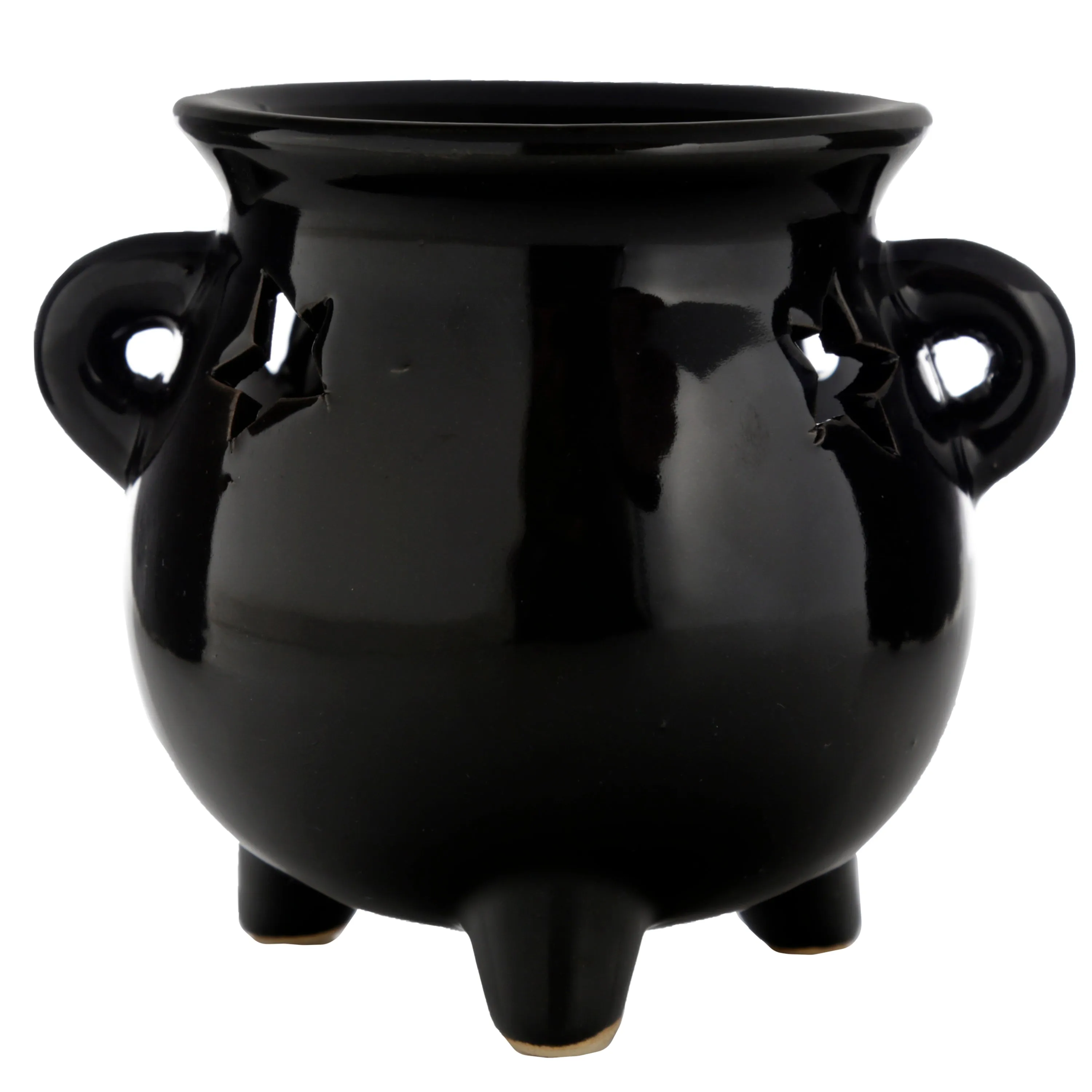 Eden Large Black Cauldron Oil Burner