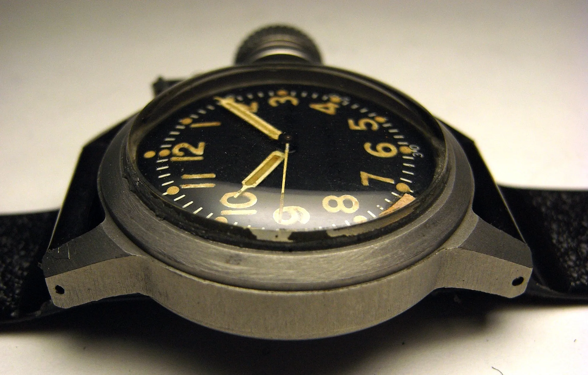 ELGIN U.S.MILITARY NAVY UDT DIVER'S CANTEEN WATCH MINT 1950 KOREAN WAR