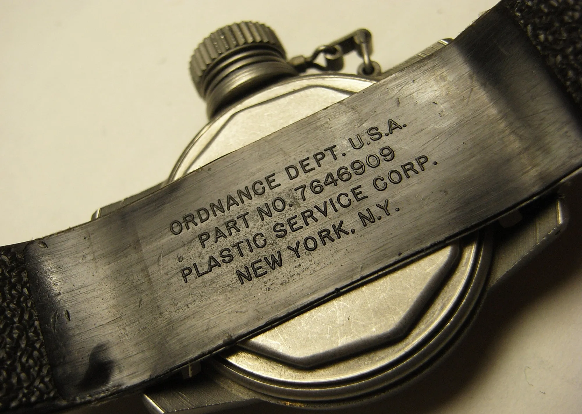 ELGIN U.S.MILITARY NAVY UDT DIVER'S CANTEEN WATCH MINT 1950 KOREAN WAR