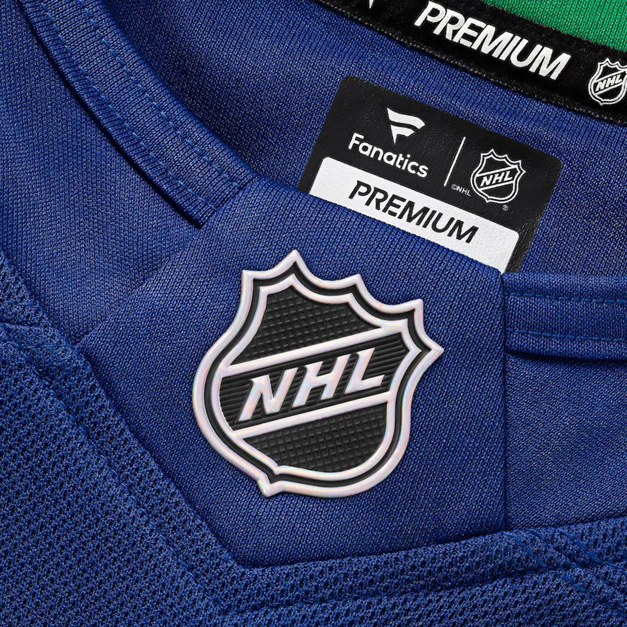 Fanatics Premium Senior Home Jersey - Vancouver Canucks Royal Orca