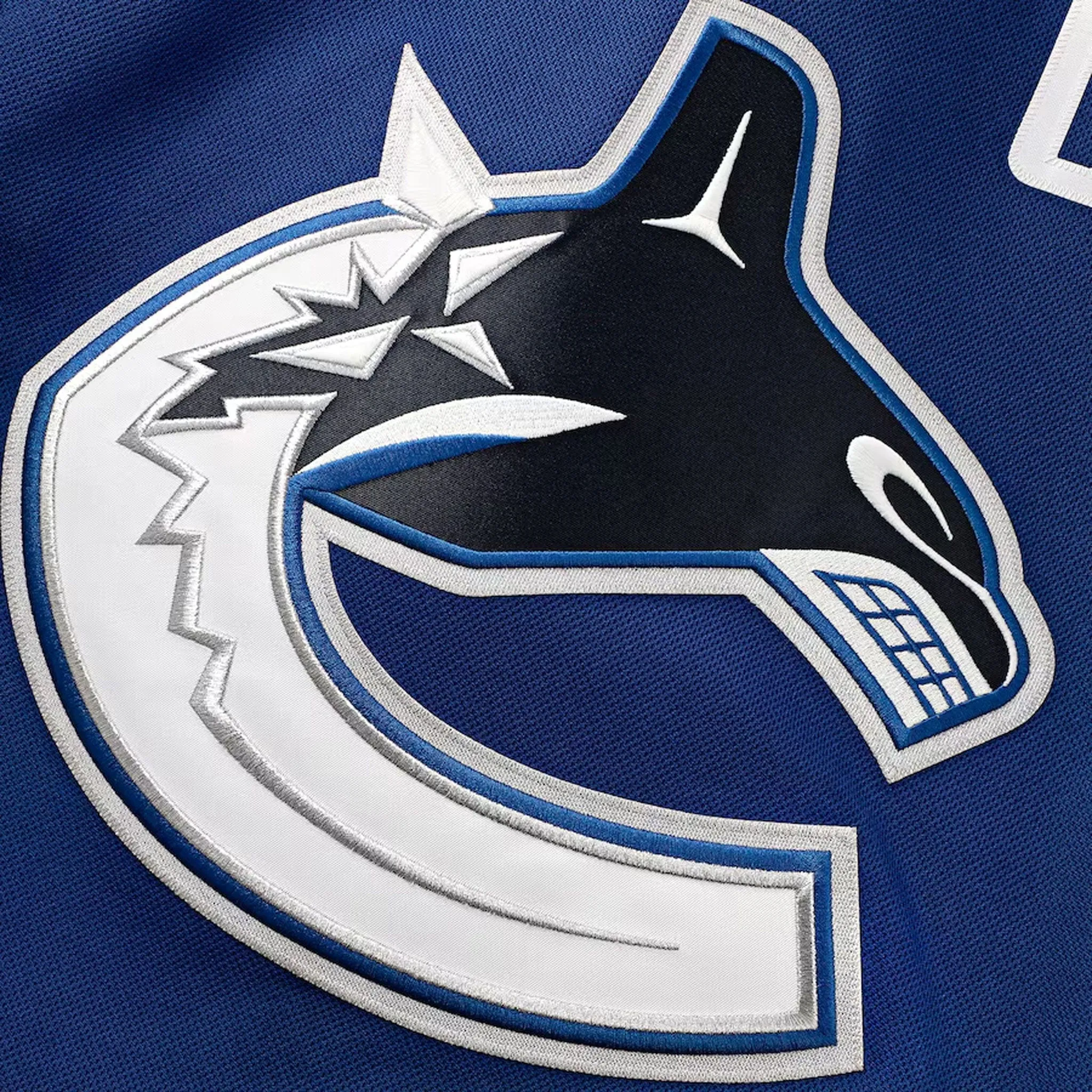 Fanatics Premium Senior Home Jersey - Vancouver Canucks Royal Orca