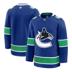 Fanatics Premium Senior Home Jersey - Vancouver Canucks Royal Orca