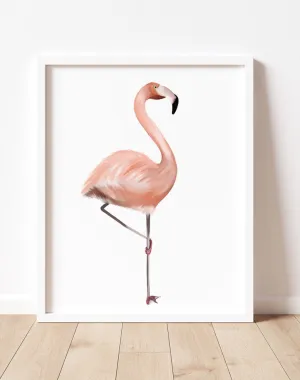 Flamingo Bird Art Print