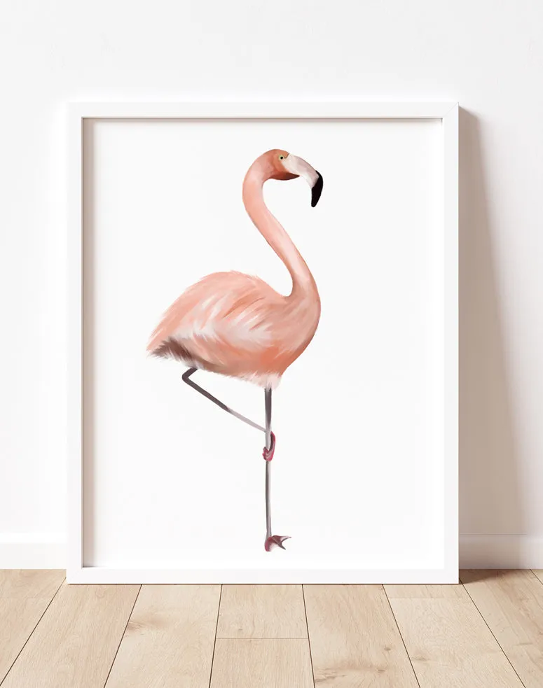 Flamingo Bird Art Print