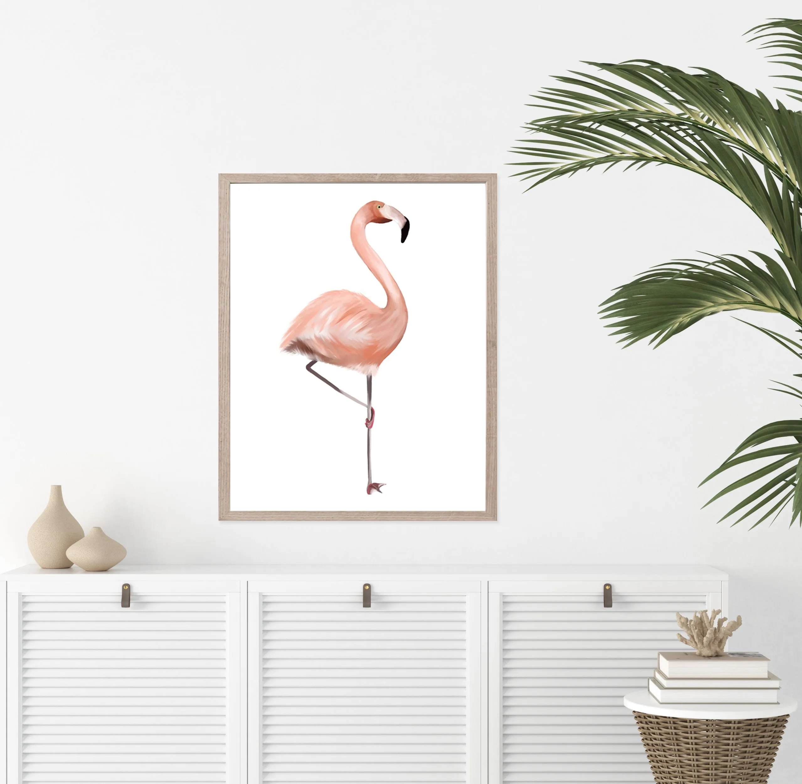 Flamingo Bird Art Print