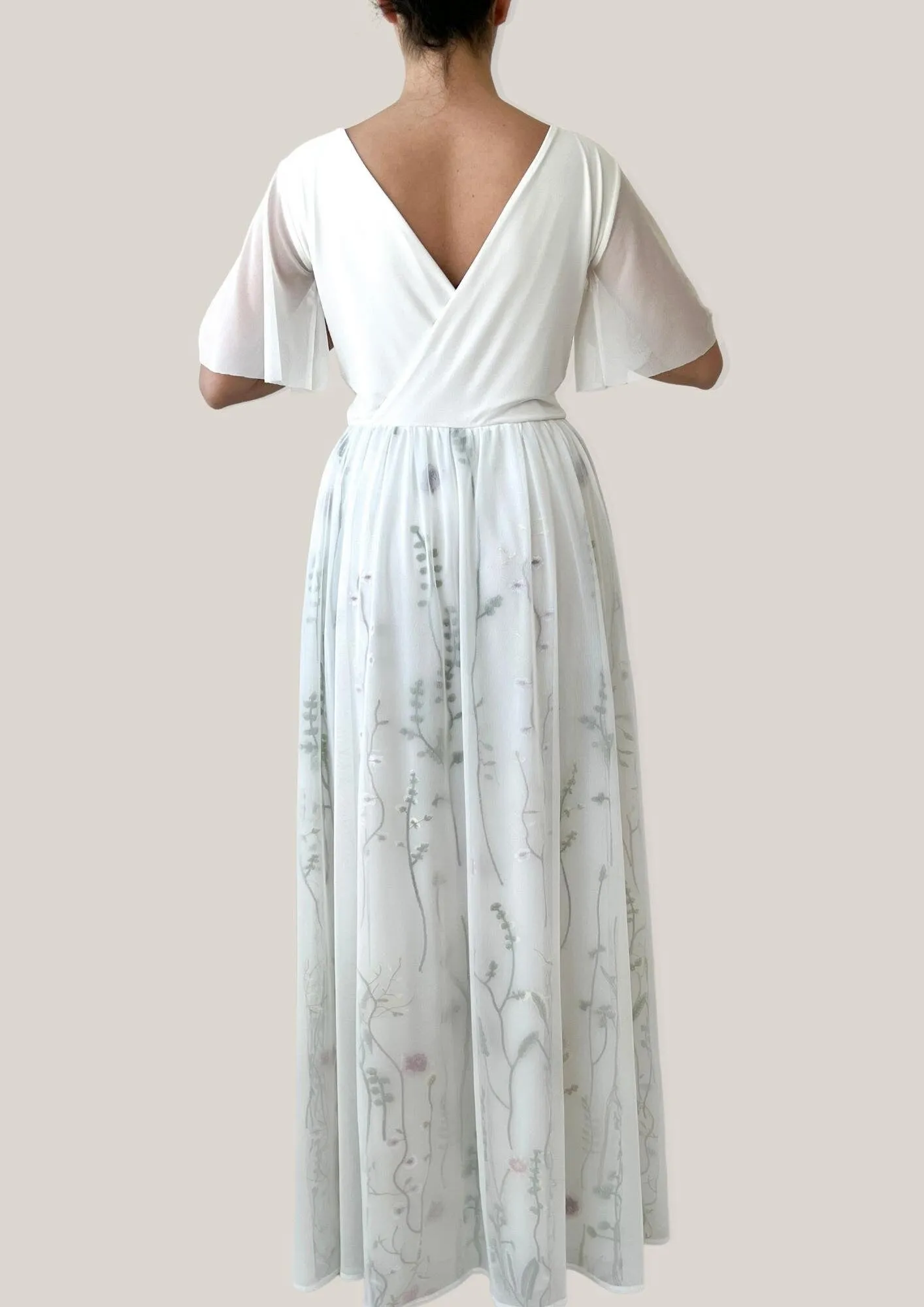 Floral Embroidered Dress #1422