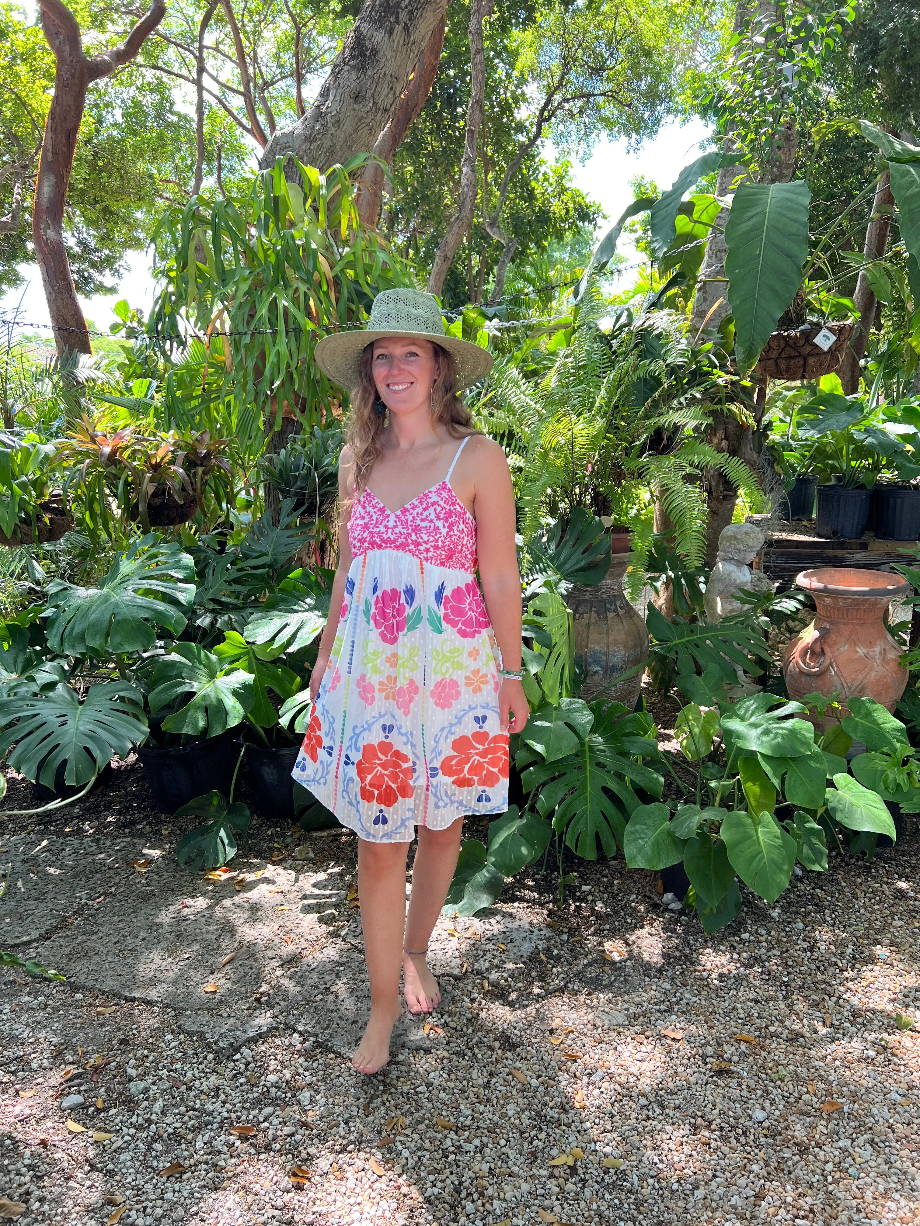 Floral Embroidered Dress