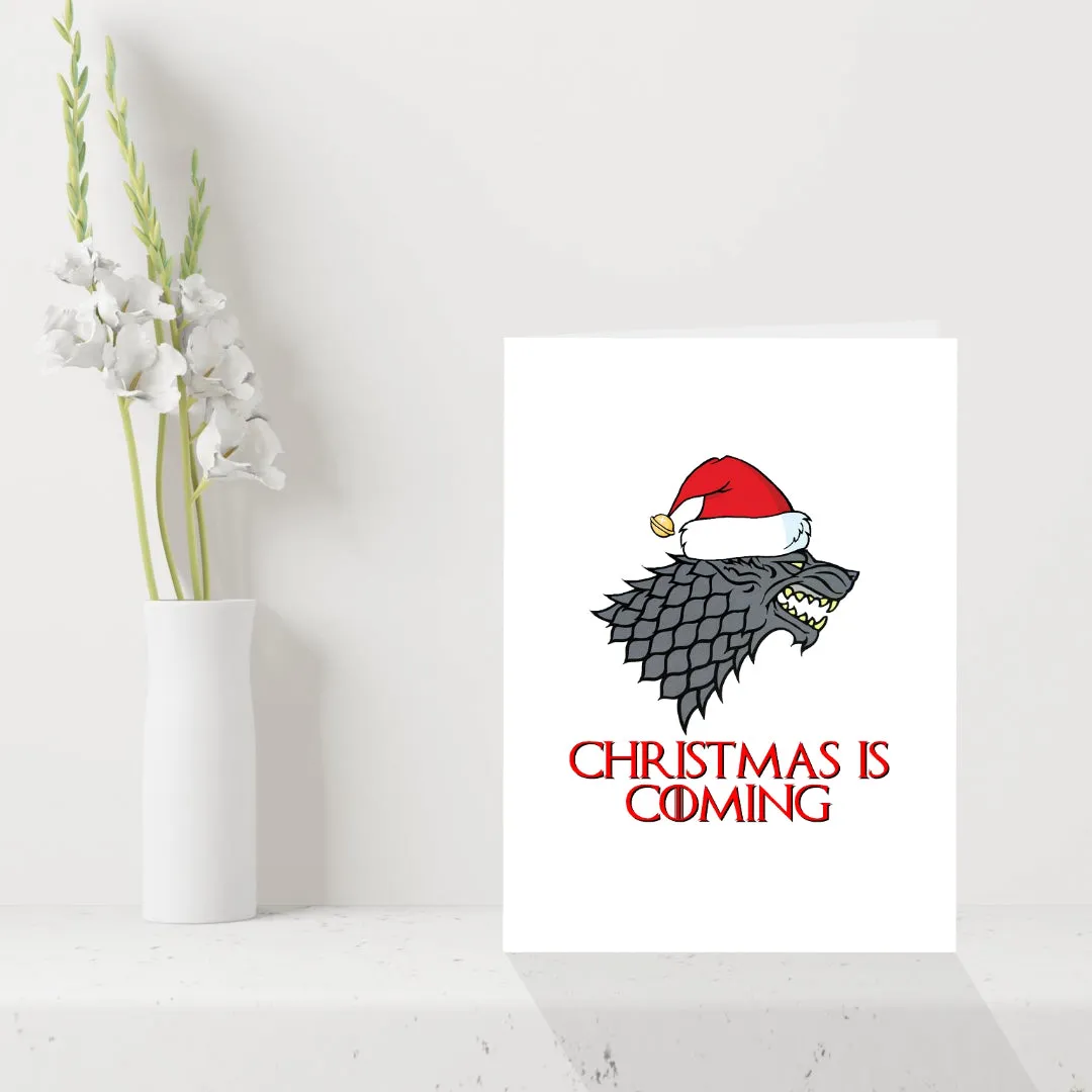 Funny Game of Thrones Christmas Card - Xmas is coming...