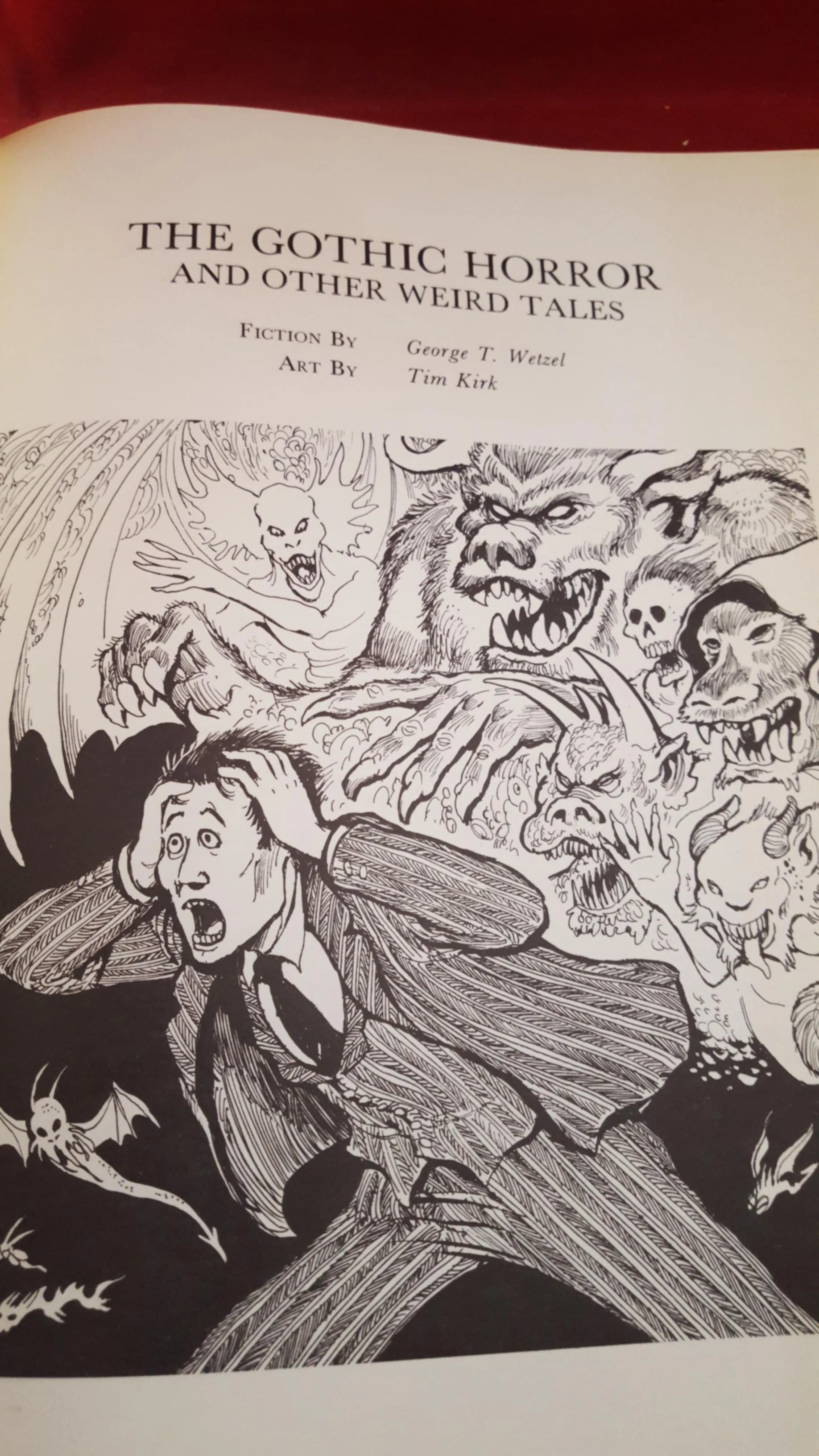 George T Wetzel - The Gothic Horror & other Weird Tales, 1978, First Edition, Limited