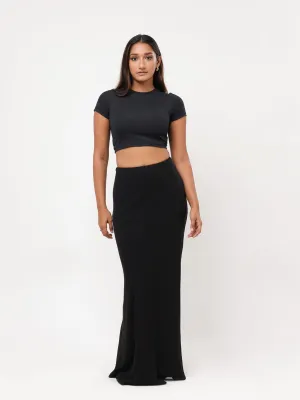 Gia High Neck Crop T-Shirt