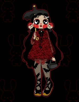 Gothic Lolita Print 8 x 10