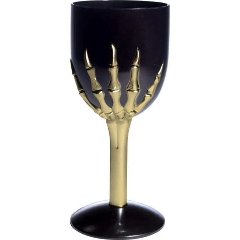 Gothic Wine Glass Black