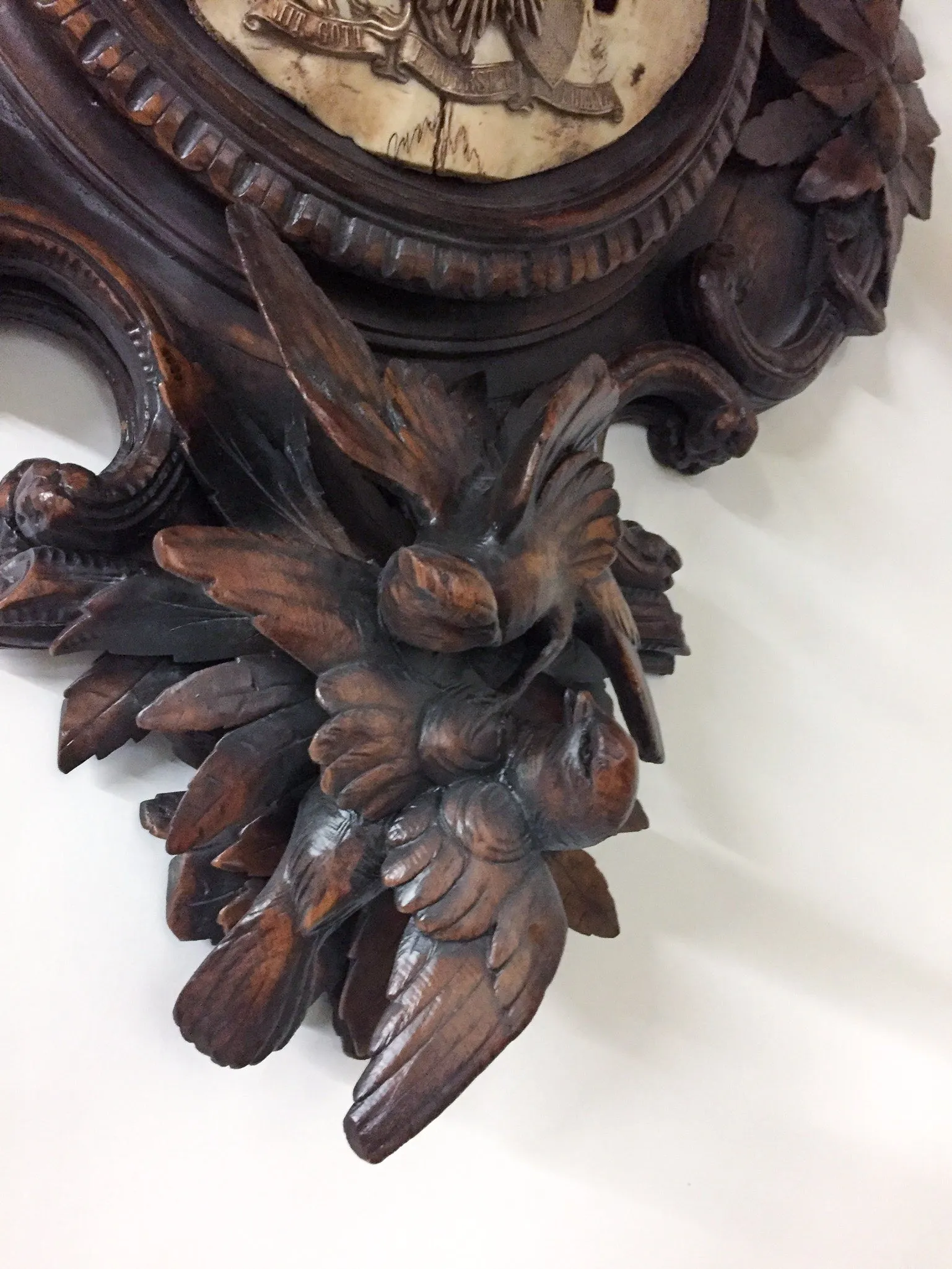 Grand Dukes of Baden Red Stag Trophy on Hand Carved Black Forest Plaque
