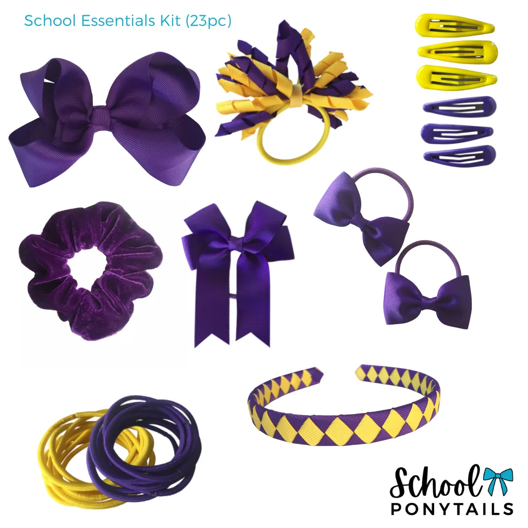 Green & Royal Blue Hair Accessories