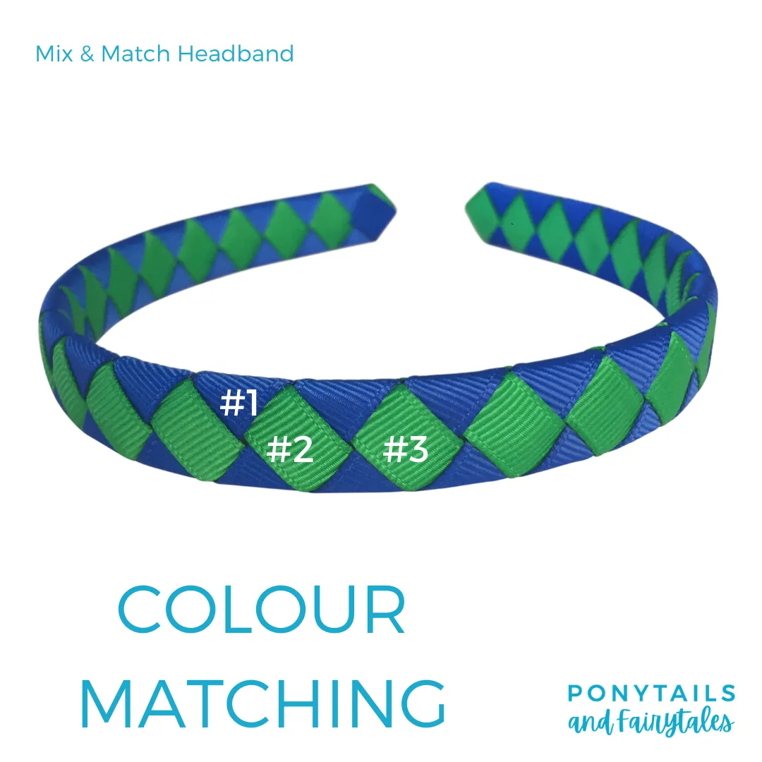 Green & Royal Blue Hair Accessories