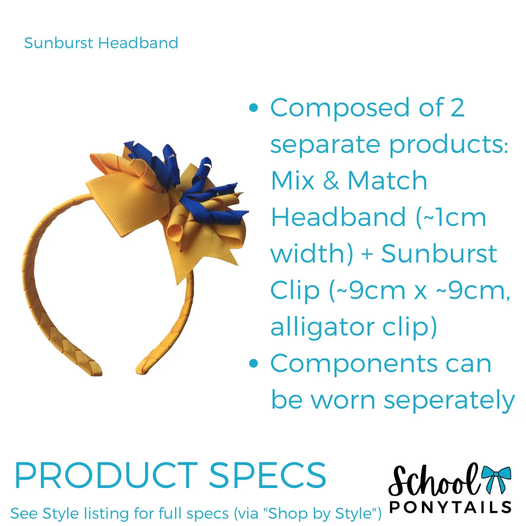 Green & Royal Blue Hair Accessories