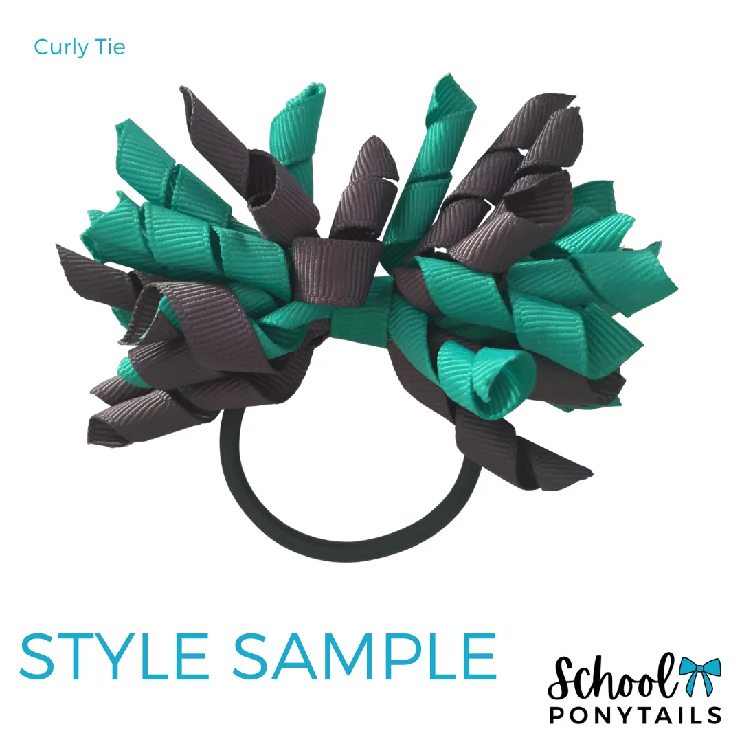 Green & Royal Blue Hair Accessories