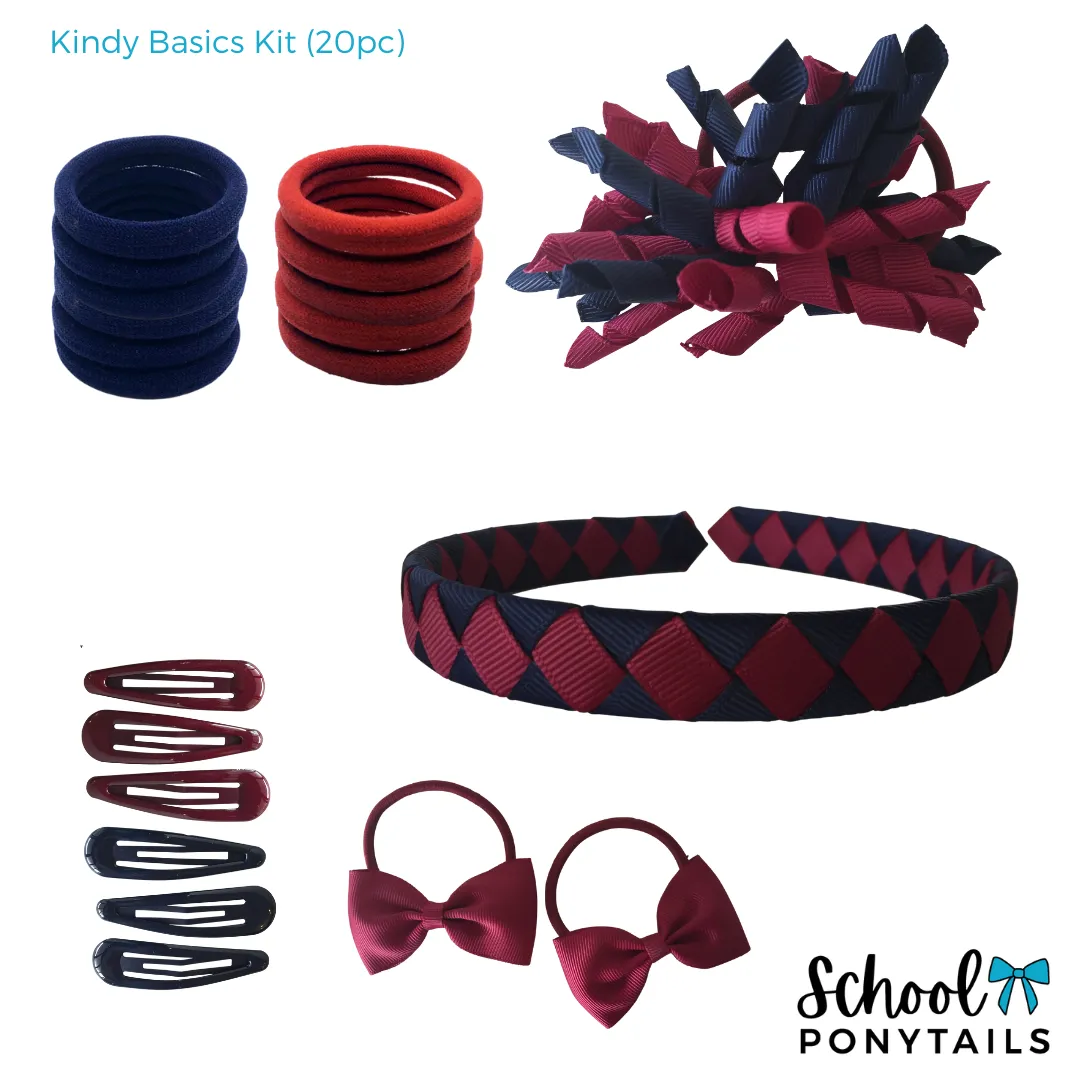 Green & Royal Blue Hair Accessories