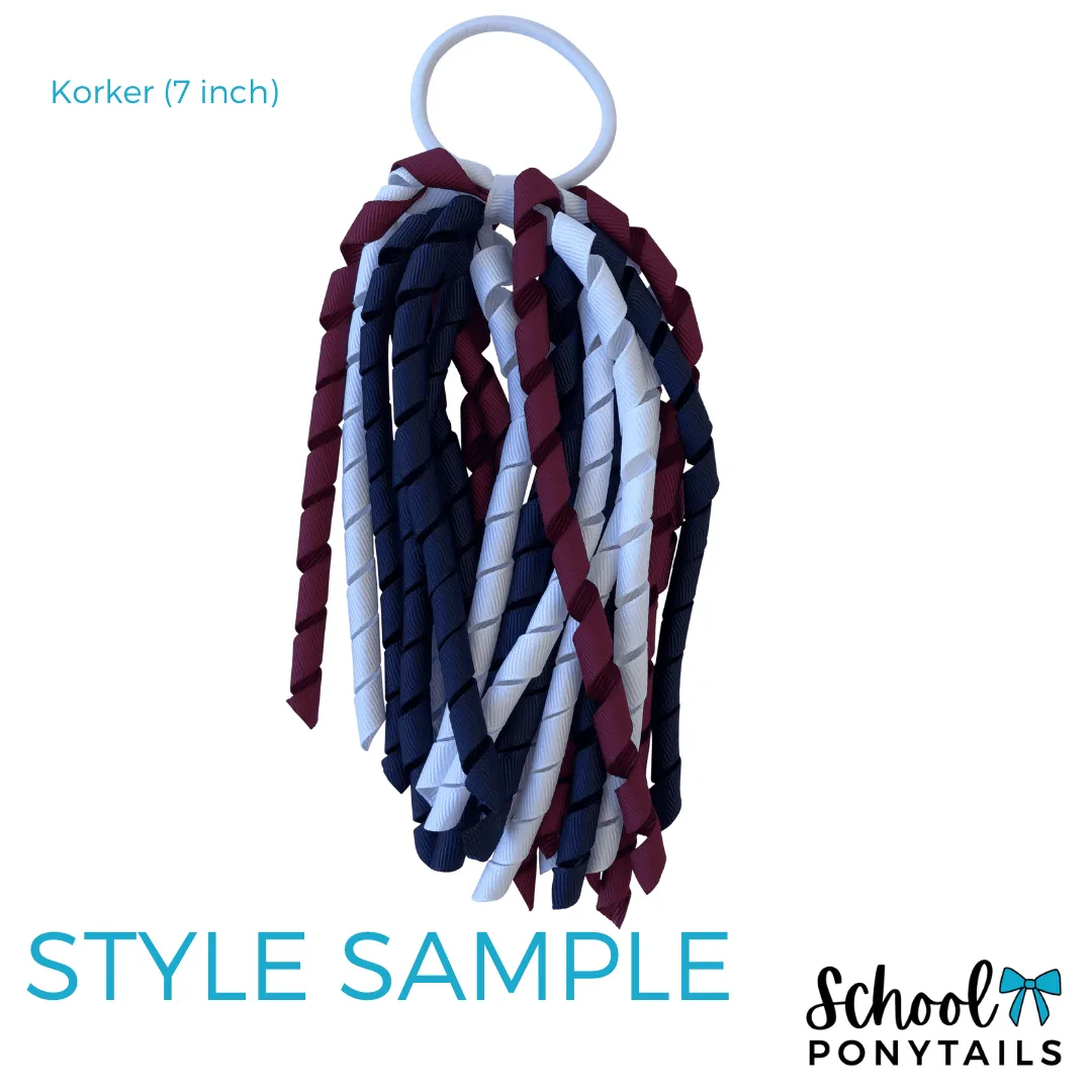Green & Royal Blue Hair Accessories