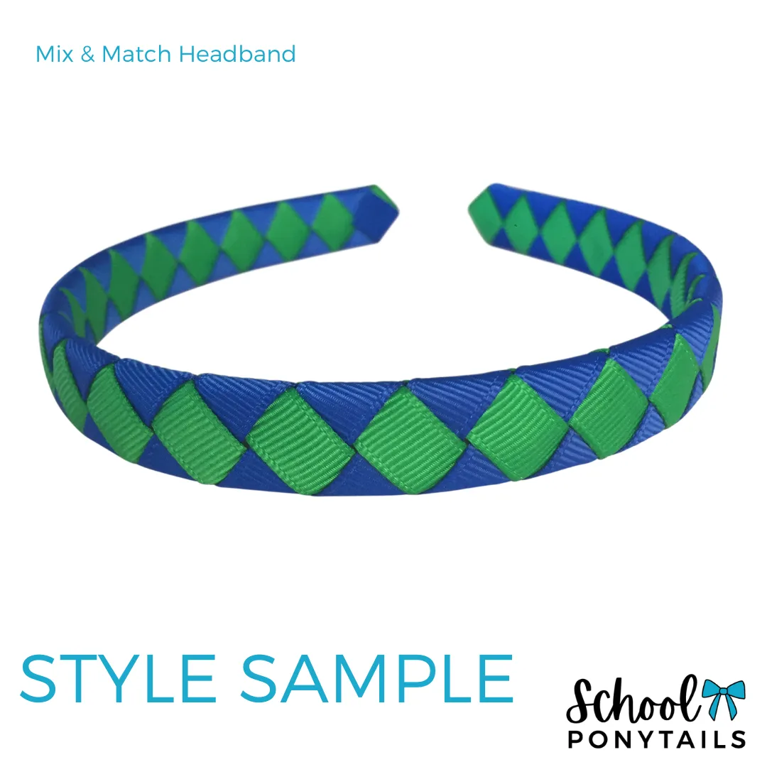 Green & Royal Blue Hair Accessories