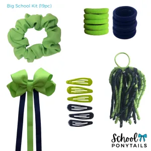 Green & Royal Blue Hair Accessories