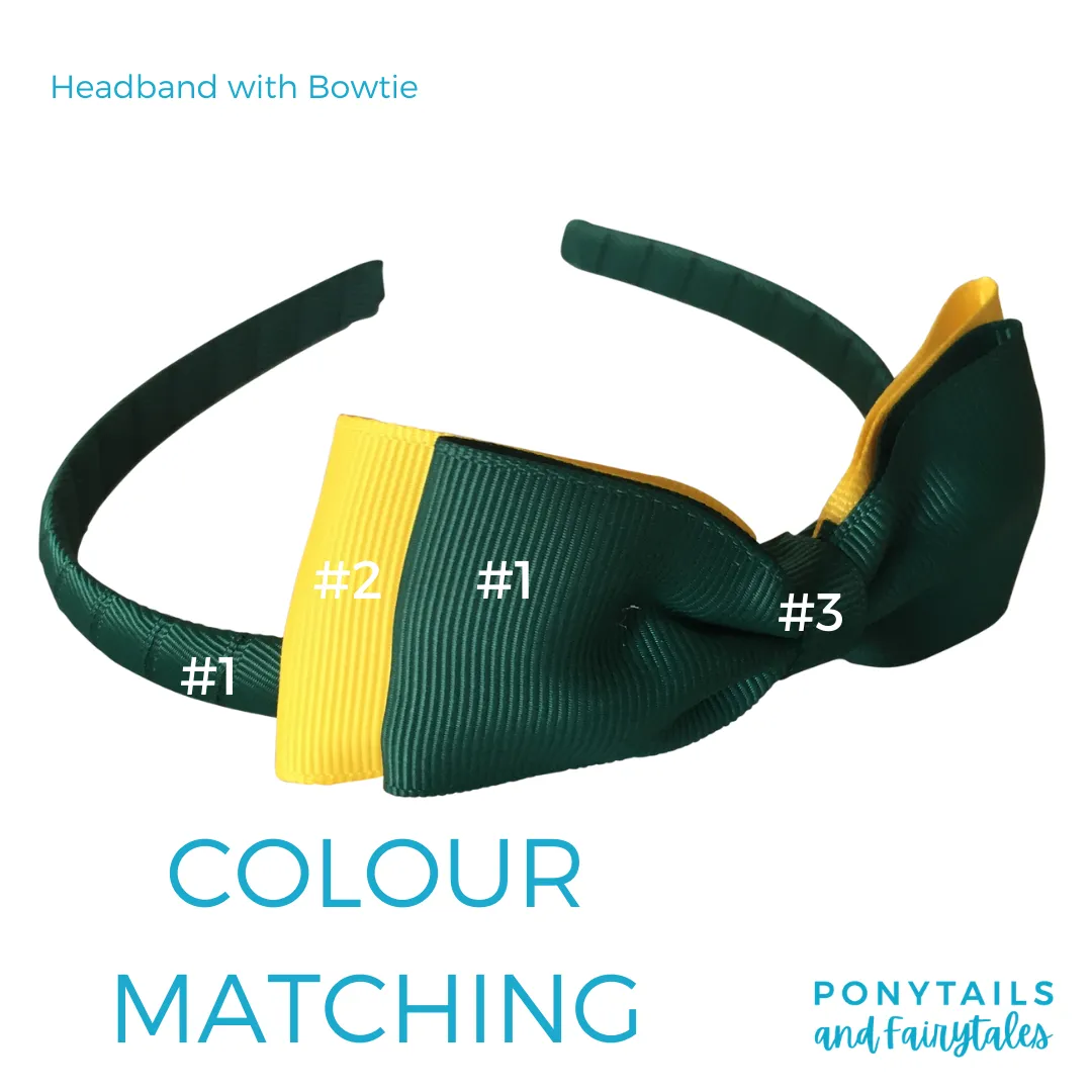 Green & Royal Blue Hair Accessories