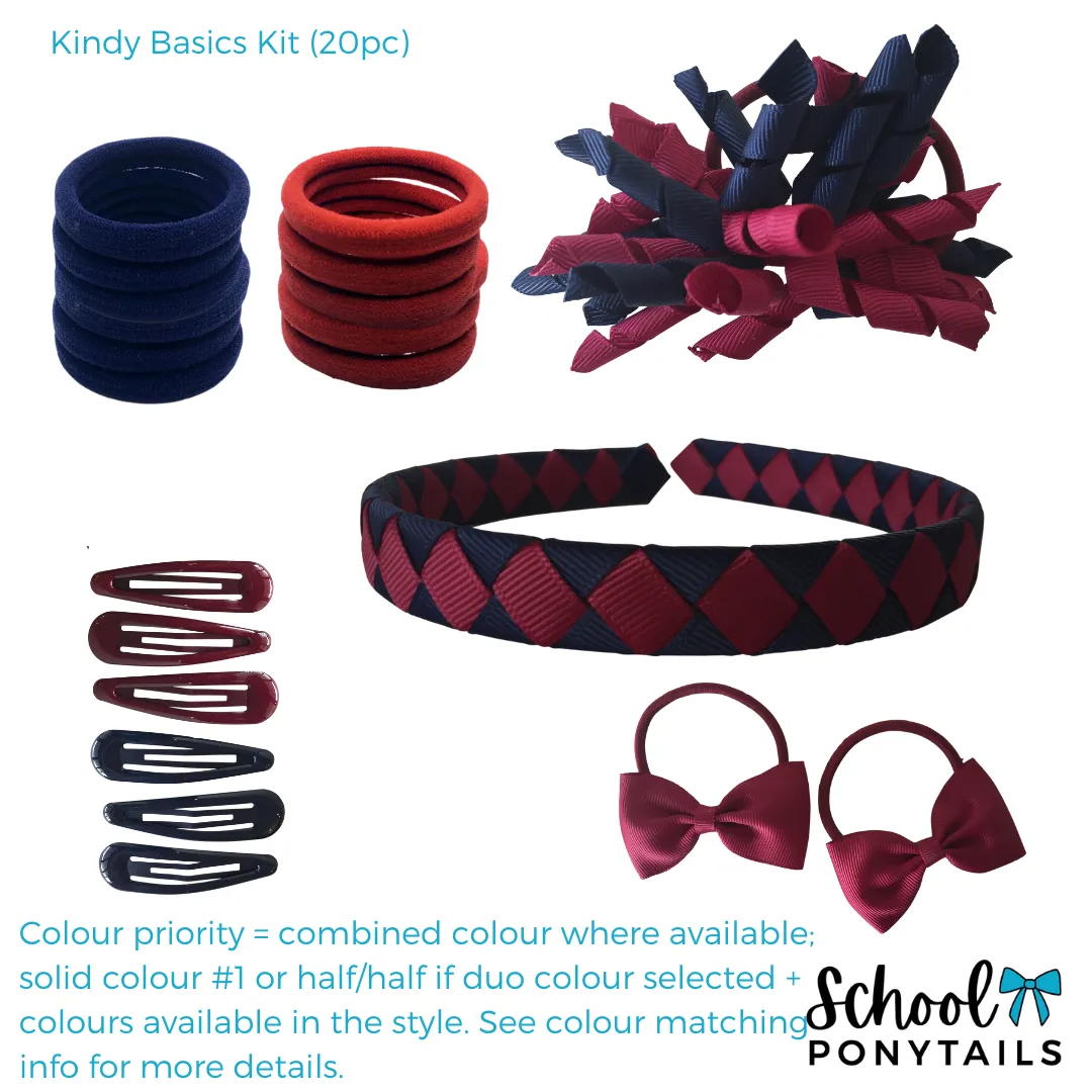 Green & Royal Blue Hair Accessories