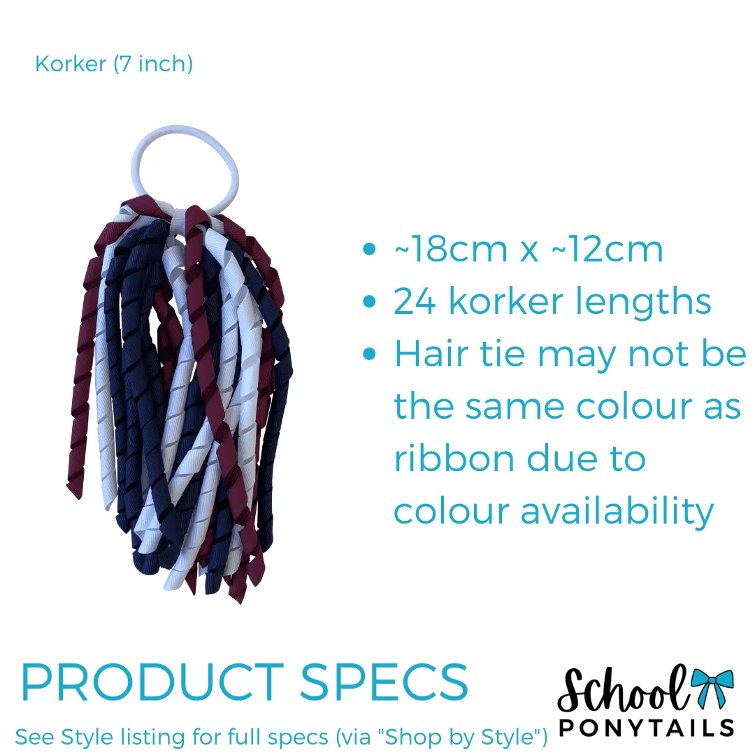 Green & Royal Blue Hair Accessories