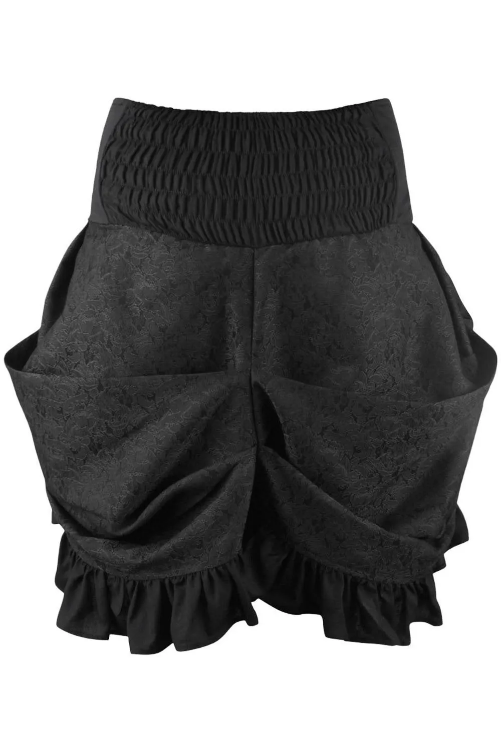Gytha Custom Made Gothic Black Brocade Skirt