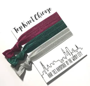 HAIR TIES - TKC - ROYAL COLORS 3 ON A CARD