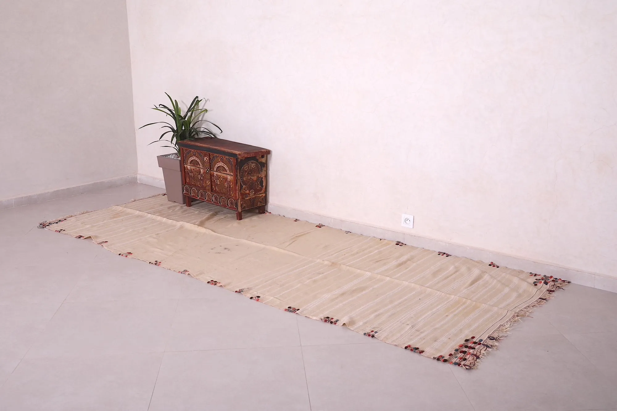 Handwoven Kilim Rug 4.1 FT X 11 FT – Boho Chic Runner