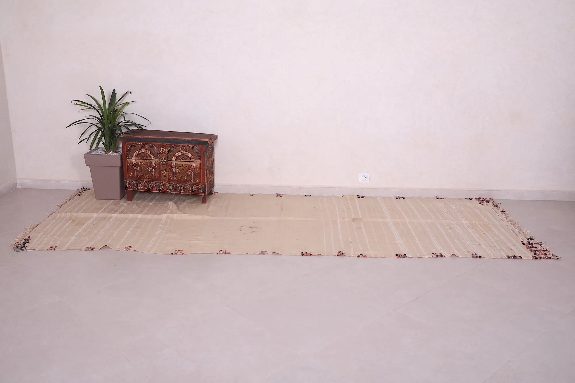 Handwoven Kilim Rug 4.1 FT X 11 FT – Boho Chic Runner