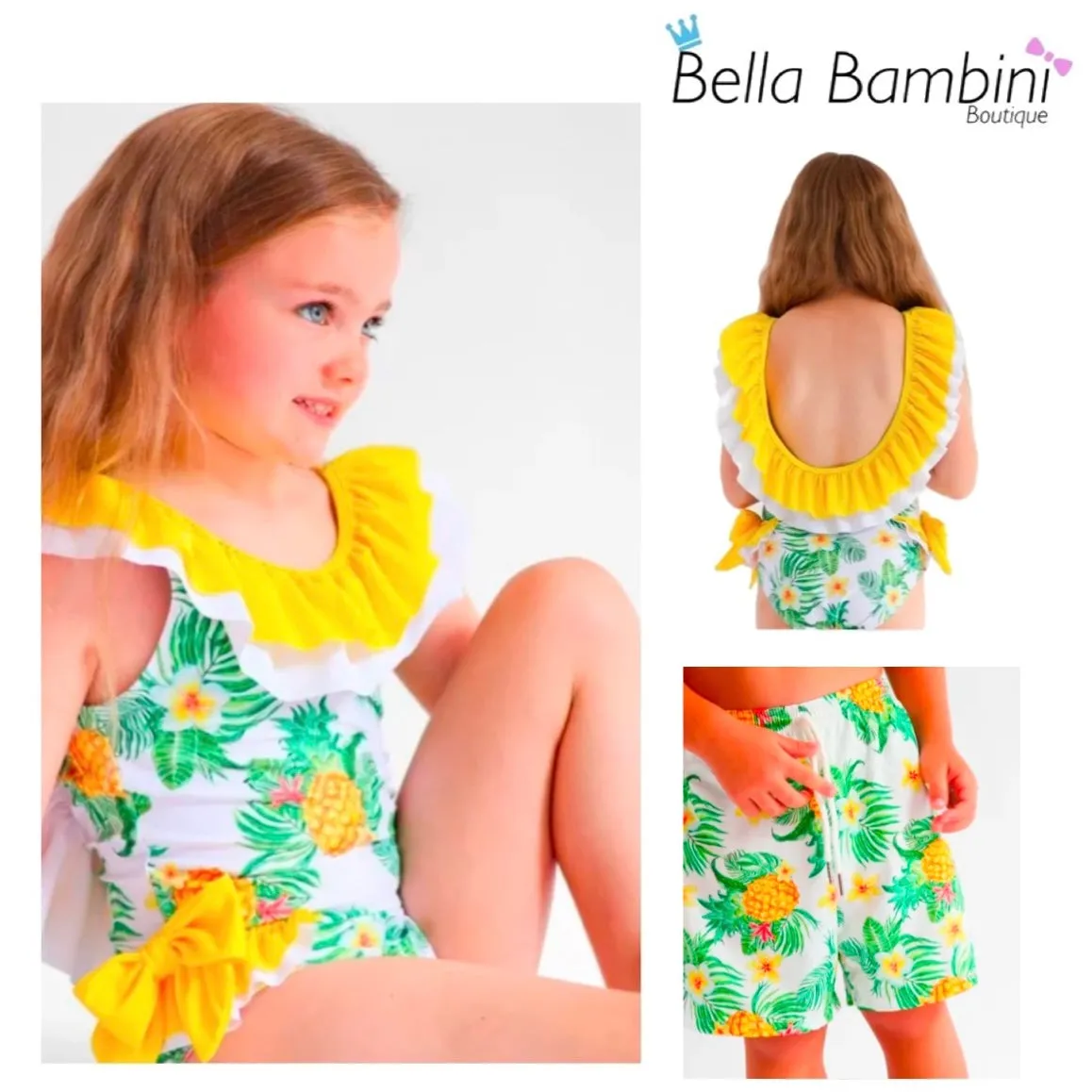 Harris Kids Tropical Print Swimwear