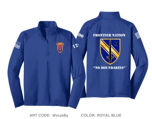 HHC, 2BN, 1SFAB DTF Performance Quarter-Zip Fleece Jacket - WmJeBy