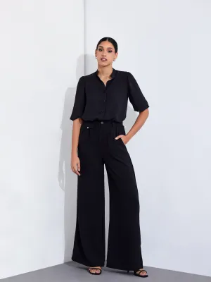 High Waist Wide Leg Pant