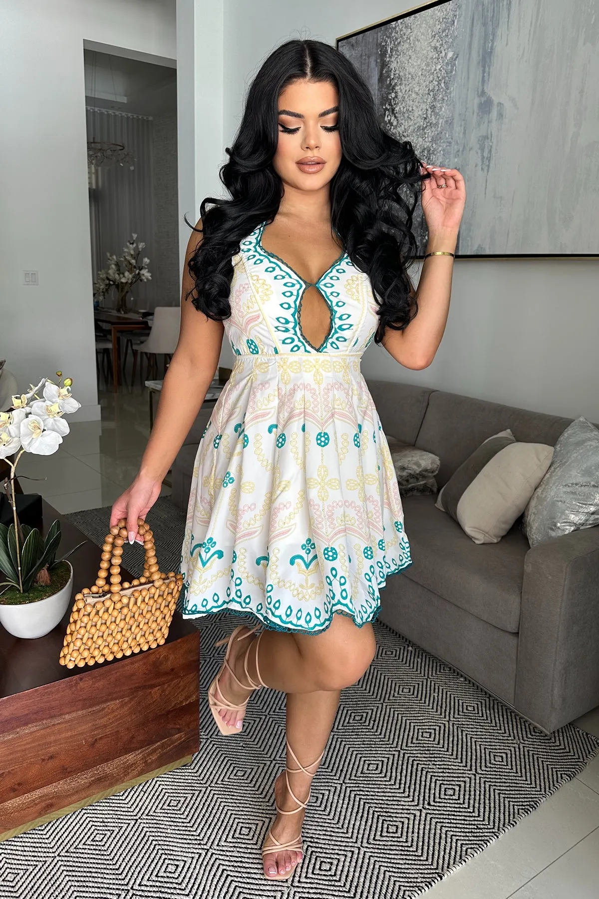 HOLDING HANDS MINI DRESS