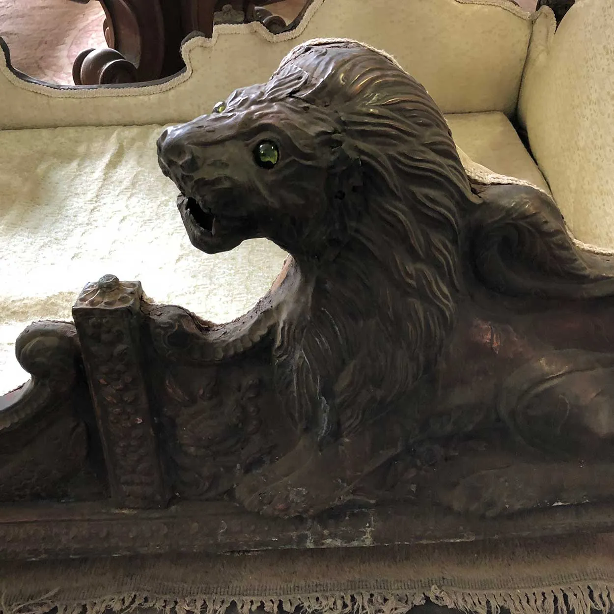 Indian Lucknow Repousse Copper Royal Howdah Elephant Seat