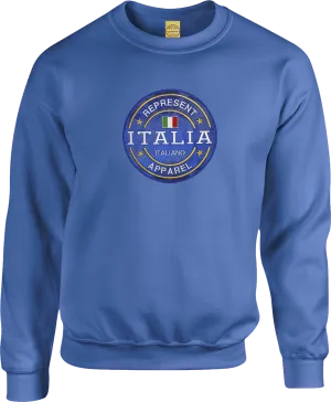 Italy Benchmark Crew Neck Sweater Royal
