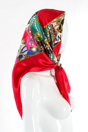 Jewel CC Mosaic Scarf