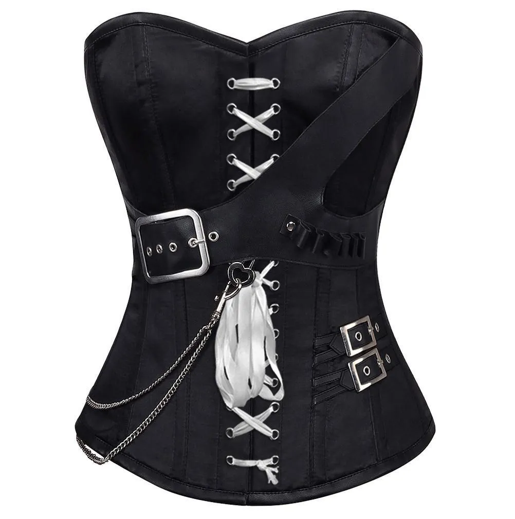 Karolina Satin Gothic Overbust Corset